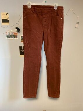Tribal Women's Corduroy Jeans in Rust Brown